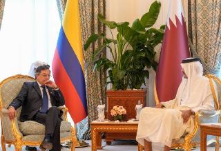 Petro propone al emir de Catar que medie para «desescalar el conflicto con Trump»