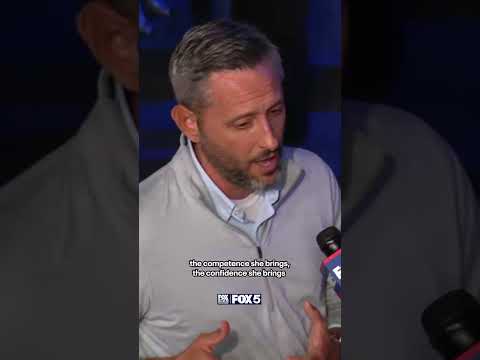 Fan reaction at Abigail Spanberger rally