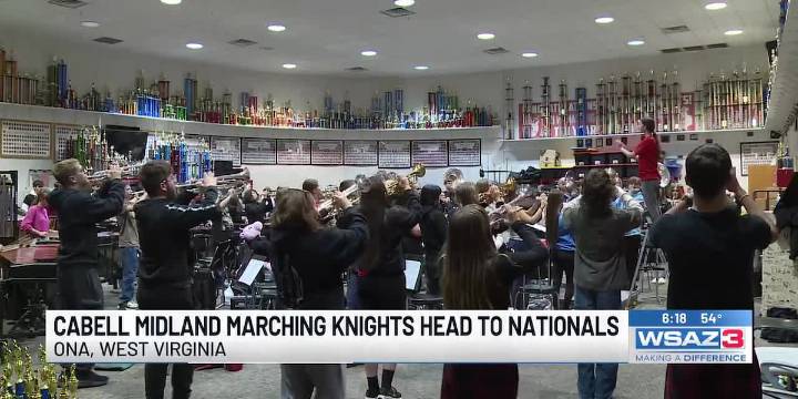 Cabell Midland Marching Knights head to nationals
