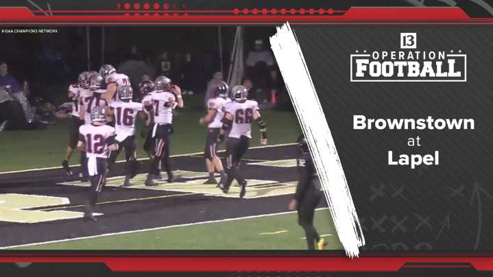Operation Football | Brownstown withstands Lapel comeback to earn first trip to state