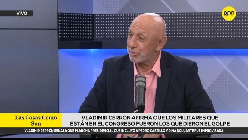 José Cueto responde a Vladimir Cerrón: "Está totalmente fuera de la realidad"