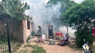 Cortocircuito en un cargador de celular provocó un voraz incendio que consumió por completo una vivienda en Quimilí