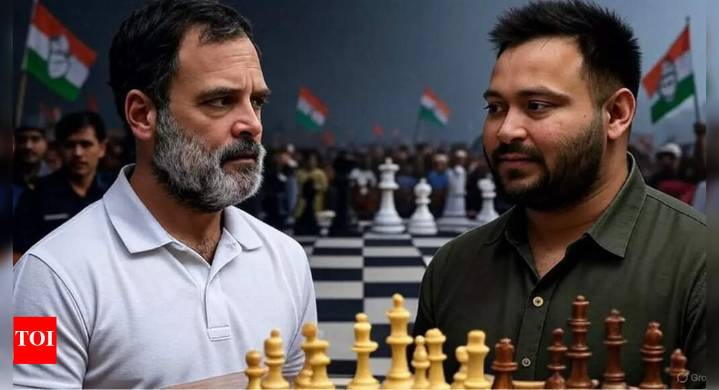 Split-screen politics in Bihar: Rahul jabs PM Modi with 'Ambani' remark; RJD feels the pinch