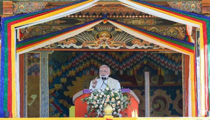 PM Modi To Meet Bhutan’s Fourth King, Attend Kalchakra Ceremony Today