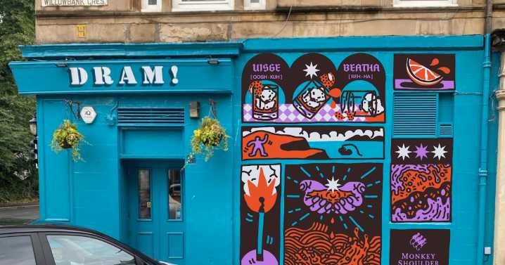 West end fave Dram unveils proposed mural by Scottish artist set to take shape at popular bar