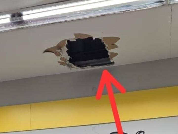 Hace boquete en azotea de Elektra en CDMX y entra a robar