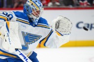 Blues' Binnington 'always planned' to give Ovechkin his 900th goal puck