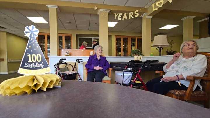 Celebrating a century: 2 Good Sam residents mark their 100th birthdays