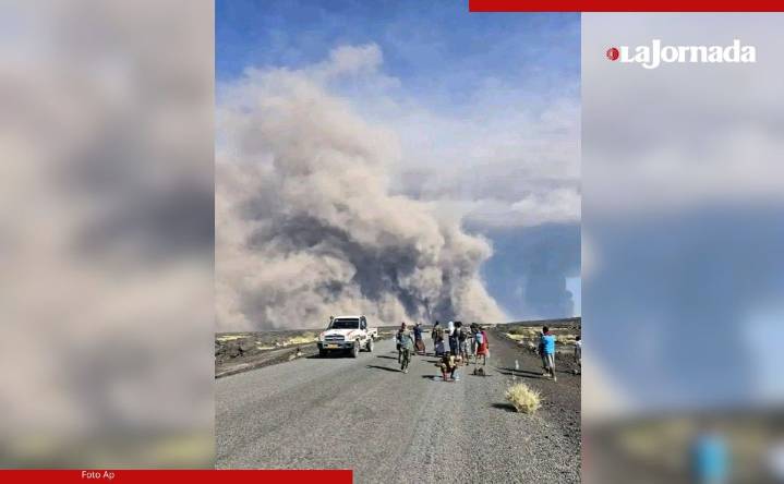 Volcán Hayli Gubbi en Etiopía entra en erupción tras más de 10 años de inactividad