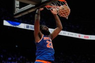 Knicks' Mitchell Robinson is leading the NBA in offensive rebounds again