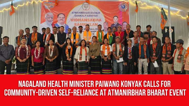 Nagaland Health Minister Paiwang Konyak Calls for Community