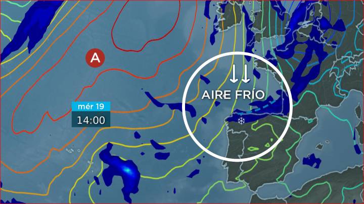 O nordés soprará máis intenso no litoral atlántico
