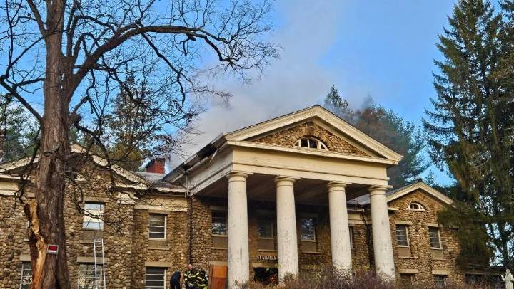 Historic Ringling Manor in Jefferson damaged in fire
