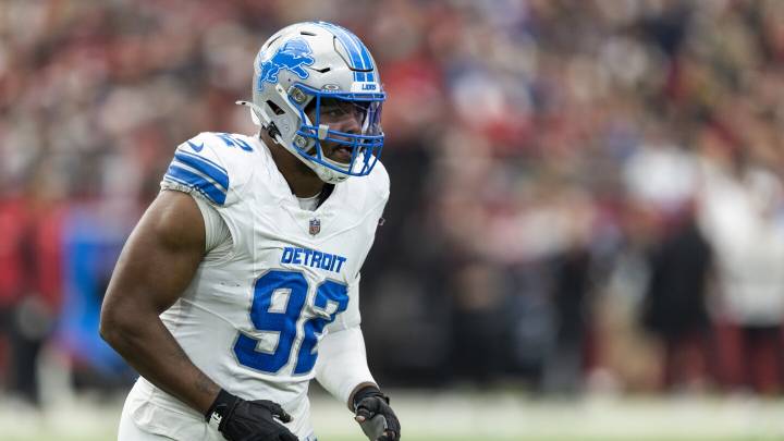 Marcus Davenport listed as full participant in practice again, Lions "hopeful" for Thursday