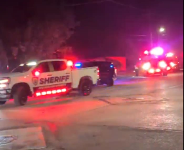 Armed shooting suspect believed to be barricaded inside building in La Marque; police responding