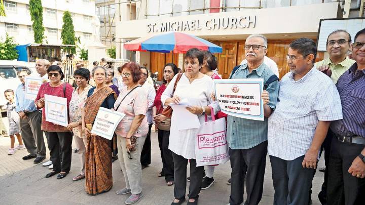 Catholics stage peaceful protests across city against anti