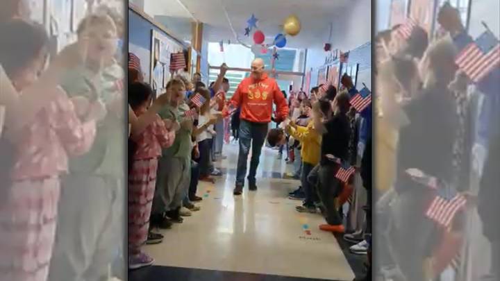 VIDEO: Summit Academy Youngstown Dean of Students, Navy veteran receives surprise salute