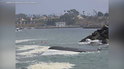 12-year-old junior lifeguard rescues capsized boaters off Oceanside