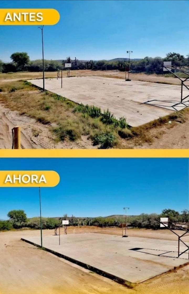 Avanza rehabilitación de espacios deportivos en Bocas de parte del Gobierno Capitalino