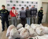 Fueron capturados por abigeato, llevaban 450 kilos de carne producto de un carneo