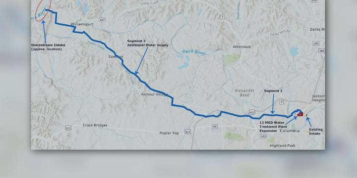 Columbia utility planning project to increase its water supply from Duck River