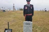 Sask Métis leader and veteran now has memorial stone at Batoche
