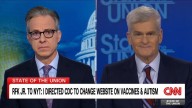 After CDC website change on vaccines and autism, Sen Bill Cassidy pushes back on questions about his vote to confirm RFK Jr.
