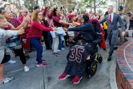 Father says Ethan Pritchard determined to walk, play football at Florida St.