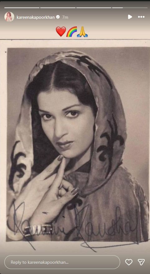 Veteran actoress Kamini Kaushal dies at 98, Kareena Kapoor shares heartfelt tribute