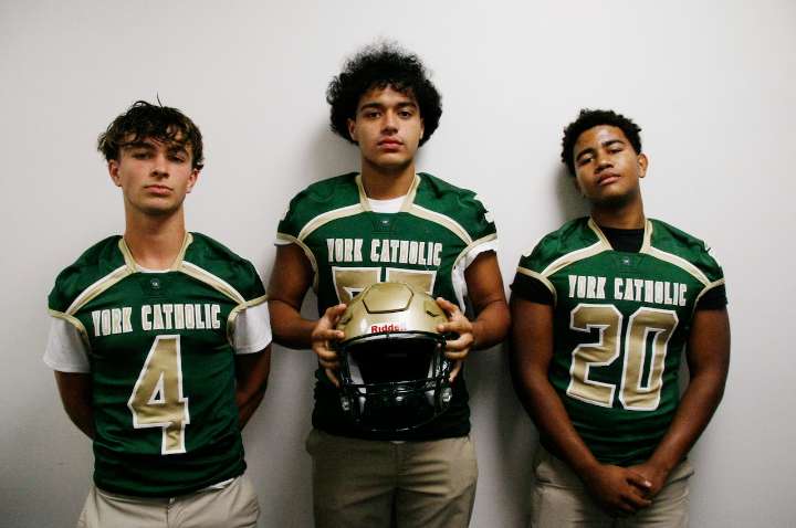 Michael Staub, York Catholic rally past Delone Catholic for District 3 1A football title