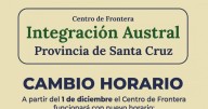 Cambio de horario en el Paso Fronterizo Integración Austral