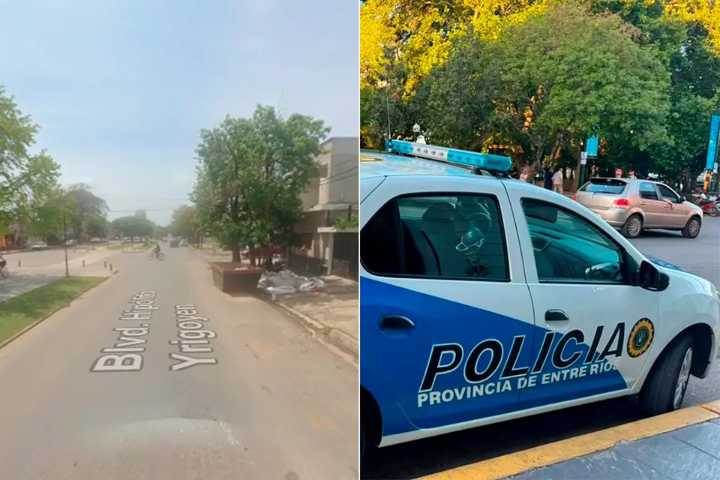 Motociclista atropelló a una funcionaria policial tras escapar de un control en la histórica