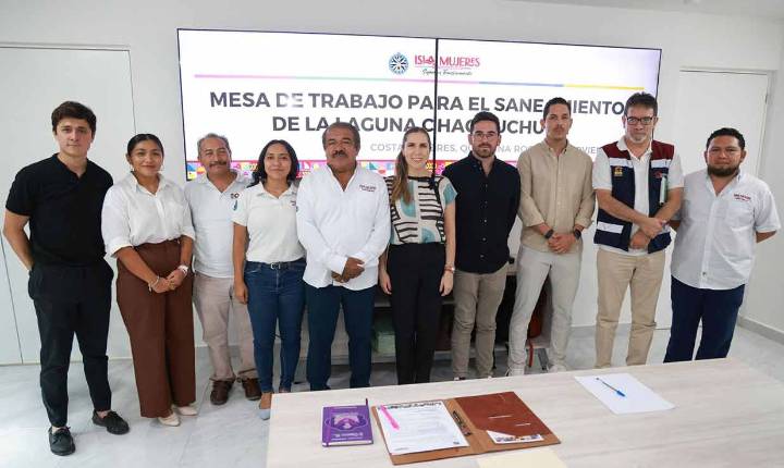 Atenea Gómez Ricalde suma esfuerzos para sanear la Laguna Chacmochuch