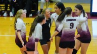 Assumption volleyball sweeps Mercy in first round of state tournament