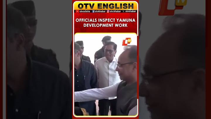 Officials Inspect Progress On Yamuna Riverside Development Project In Delhi