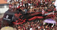 Fans and police clash at Rio airport during Flamengo departure for Copa Libertadores final