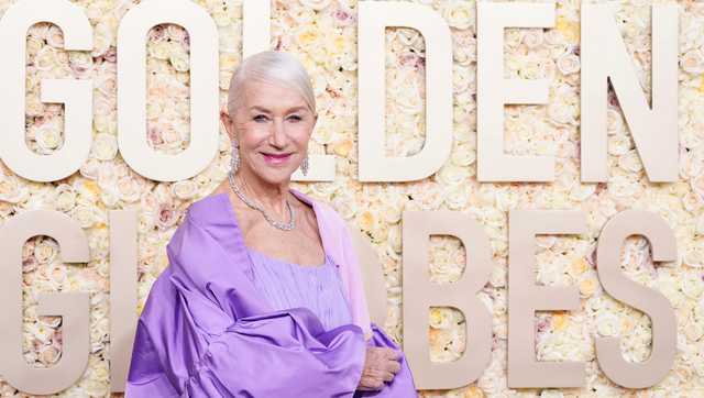Helen Mirren will receive the Golden Globes' Cecil B. DeMille award