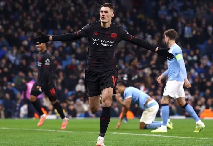 Leverkusen sorprende a domicilio al City y aprieta la Champions