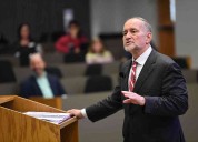 Final University of Arkansas Law School dean candidate emphasizes connections and fundraising