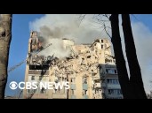 Raw footage captures damage in Ukraine after latest round of Russian attacks