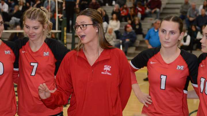 Highlights of semifinals of Flat Rock's Division 2 Volleyball Regional