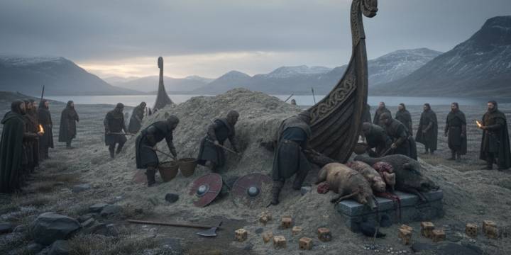 El misterio detrás de los funerales vikingos: una celebración única de la vida y la muerte