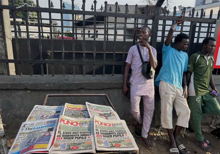 Pope calls on kidnappers in Nigeria to free 265 students and teachers after 50 pupils escape