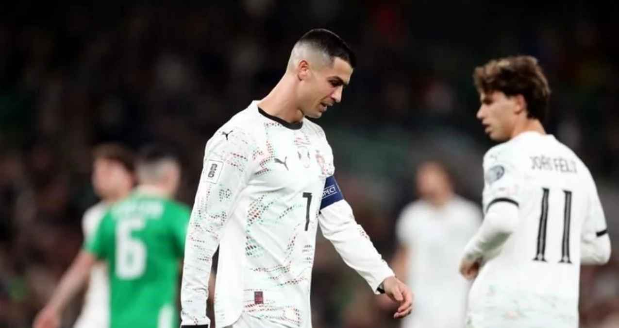 Portugal cae 2-0 frente a Irlanda y se jugará el pase directo al mundial sin Ronaldo