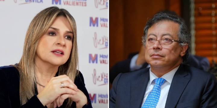 Vicky Dávila le respondió a Petro y lo acusó de ejecutar una “venganza” contra las Fuerzas Militares y la Policía: “Usted no tiene perdón”