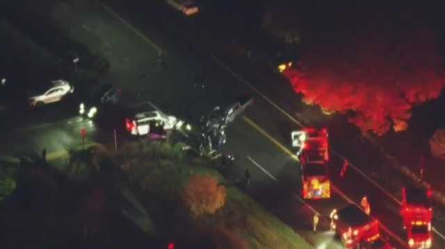 4 adults, 2 children injured in crash near Mather Airport, officials say