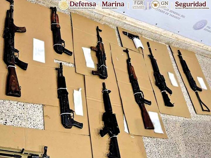 Capturan a 20 sujetos del CJNG en Tabasco; aprehenden a líder criminal