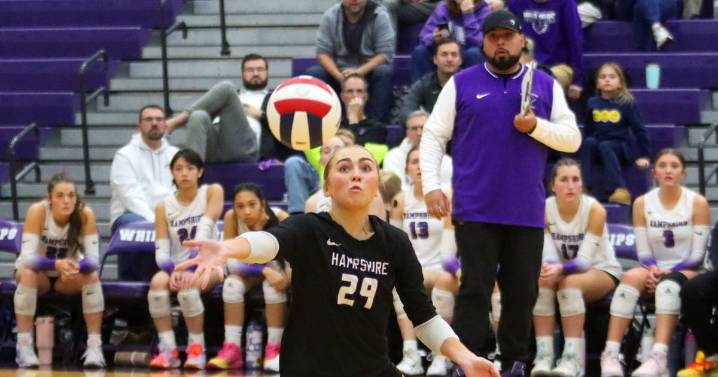 Photos: Hampshire vs. Libertyville, 4A Hampshire Sectional championship volleyball
