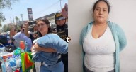 LO RESCATAN · Mujer disfrazada de enfermera roba a recién nacido