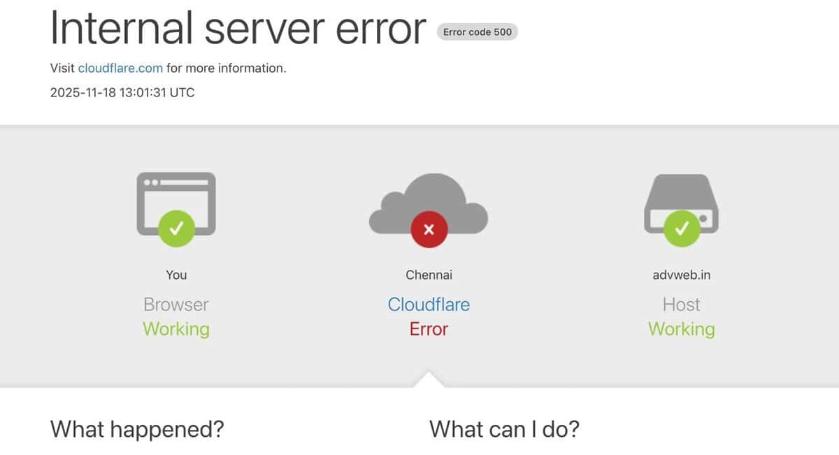Cloudflare outage hits X and millions of websites world over